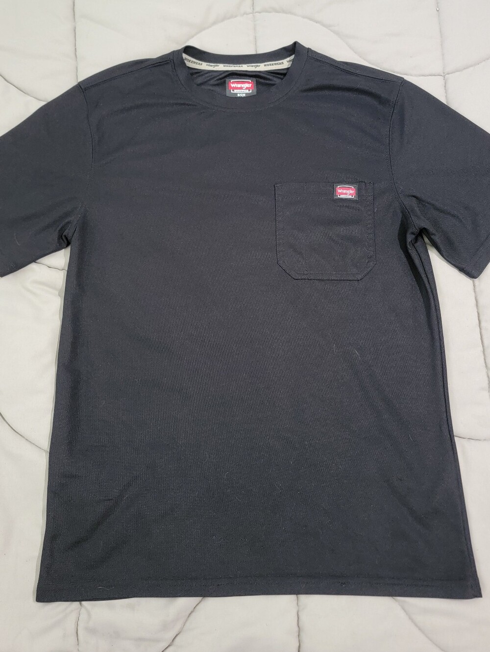 Wrangler Workwear Black Pocket T-shirt - Size Small